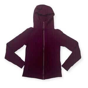Lululemon size 4 scuba hoodie purple jacket full zip